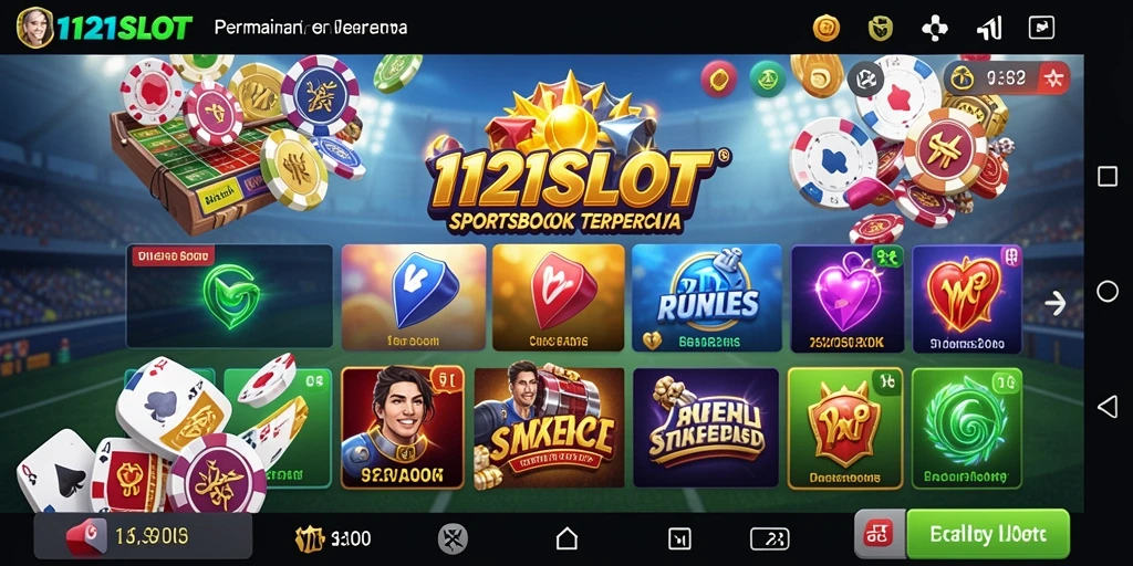 Gameplay seru pada aplikasi Sportsbook 1121SLOT.