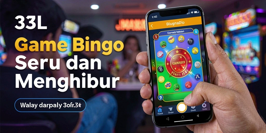 Tampilan gameplay seru dalam 33L dengan tema Bingo yang menarik.