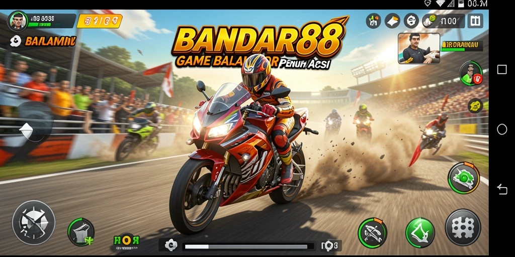 Tampilan gameplay seru dan menegangkan di BANDAR88