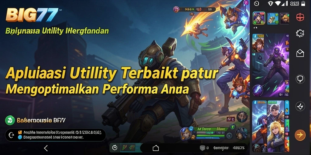 Tangkapan layar BIG77 menampilkan fitur pengoptimalan perangkat dengan antarmuka yang bersih dan intuitif.