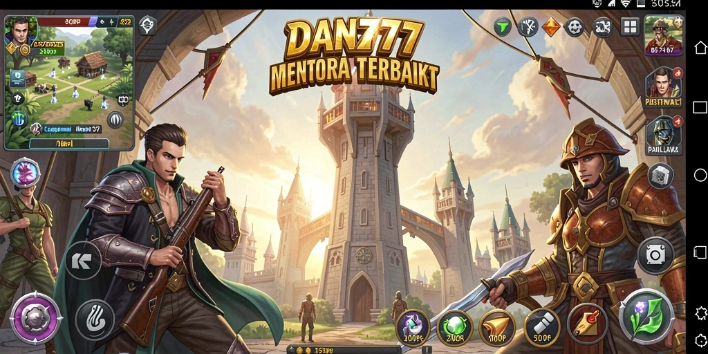 Gameplay menara pertahanan yang mendebarkan dan penuh aksi.