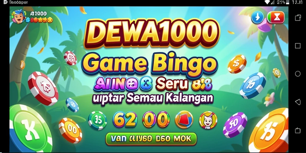 Screenshot gameplay DEWA1000 menampilkan pertempuran seru Bingo.