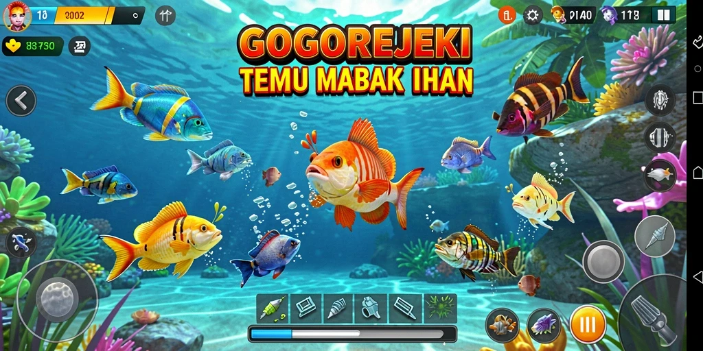 Tangkapan ikan yang menakjubkan dalam GOGOREJEKI.