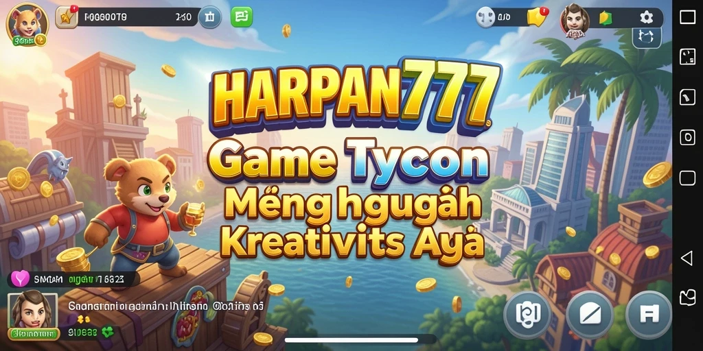 Tampilan gameplay HARAPAN777 yang menarik dengan elemen Tycoon yang mendebarkan.