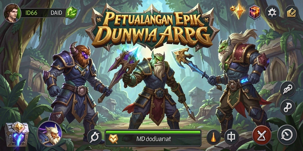 Tangkapan layar dari gameplay yang mendebarkan di ID66.