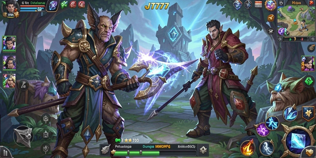 Tampilan gameplay JT777 yang seru dan mendebarkan.