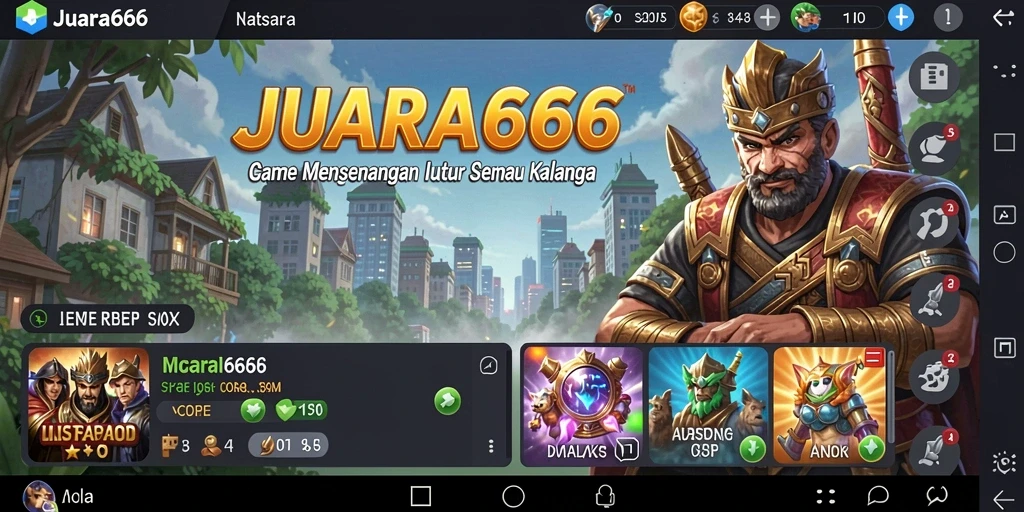 Tampilan gameplay JUARA666 dengan elemen Idle yang menarik.