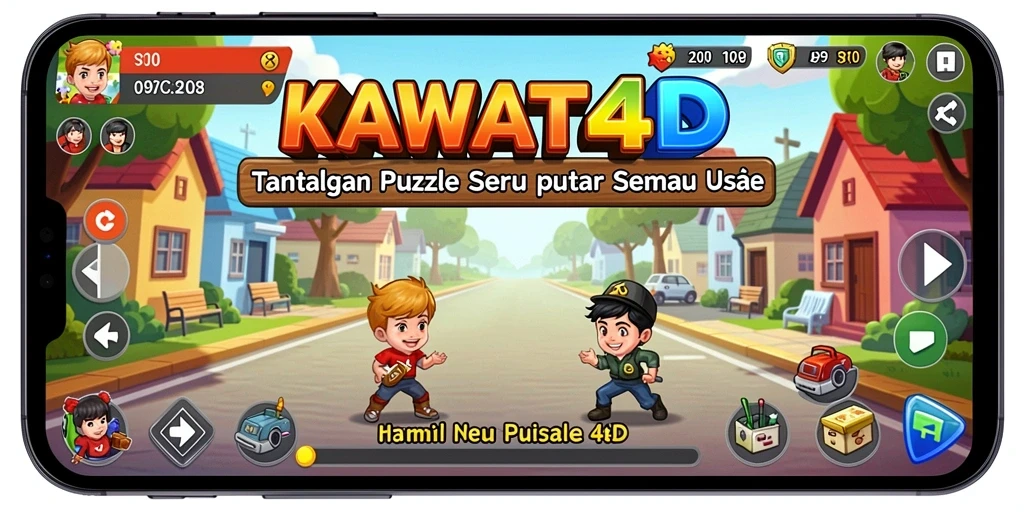 Tampilan permainan Puzzle yang menarik dan menantang.
