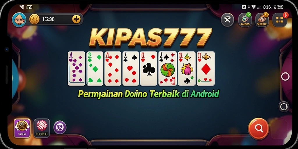 Tampilan screenshot KIPAS777: Gameplay Domino yang seru dan interaktif.