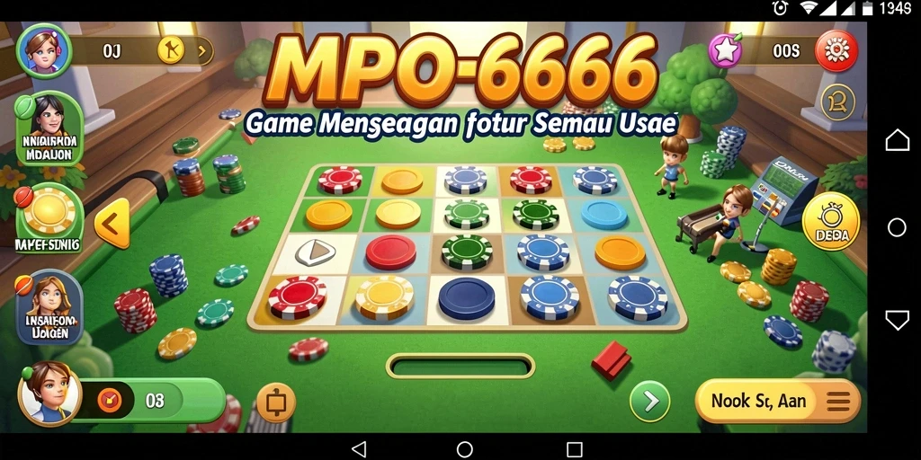 Menampilkan gameplay menarik dari aplikasi MPO666 Bingo.