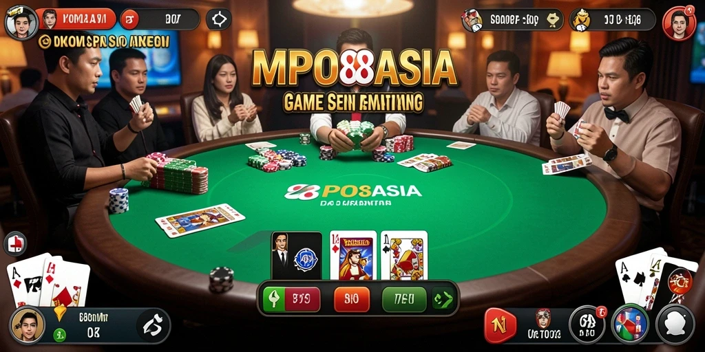 Tampilan gameplay menarik dari MPO88ASIA yang penuh aksi poker.