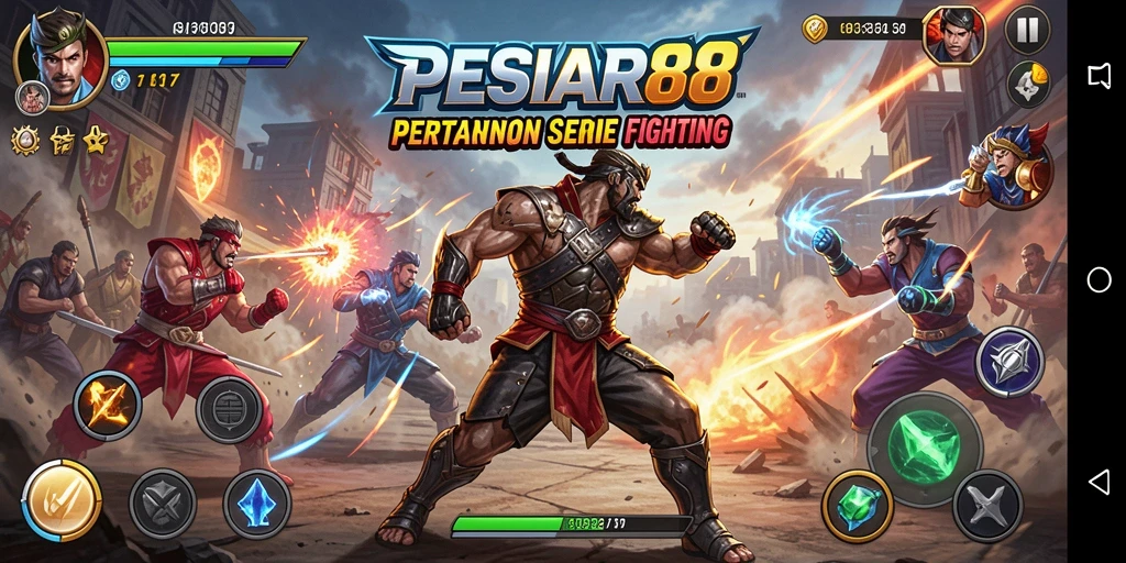 Gameplay intens dengan pertarungan yang mendebarkan.