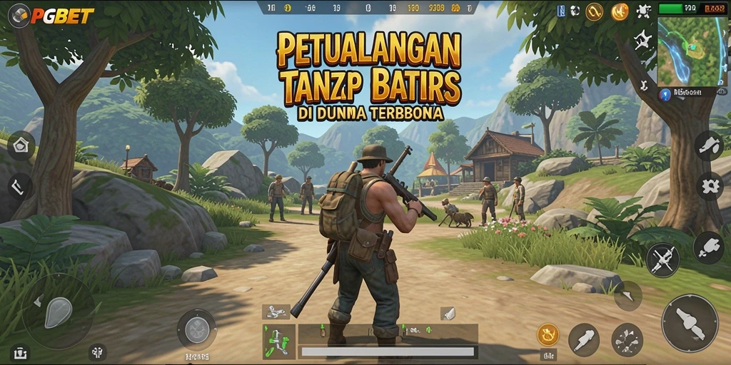Screenshot gameplay PGBET menampilkan eksplorasi dunia terbuka yang indah.