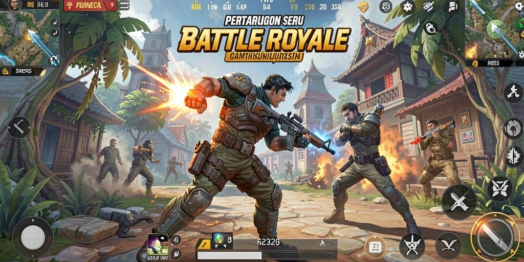 Tampilan gameplay dari RI188 yang penuh aksi dan strategi tampak menawan.