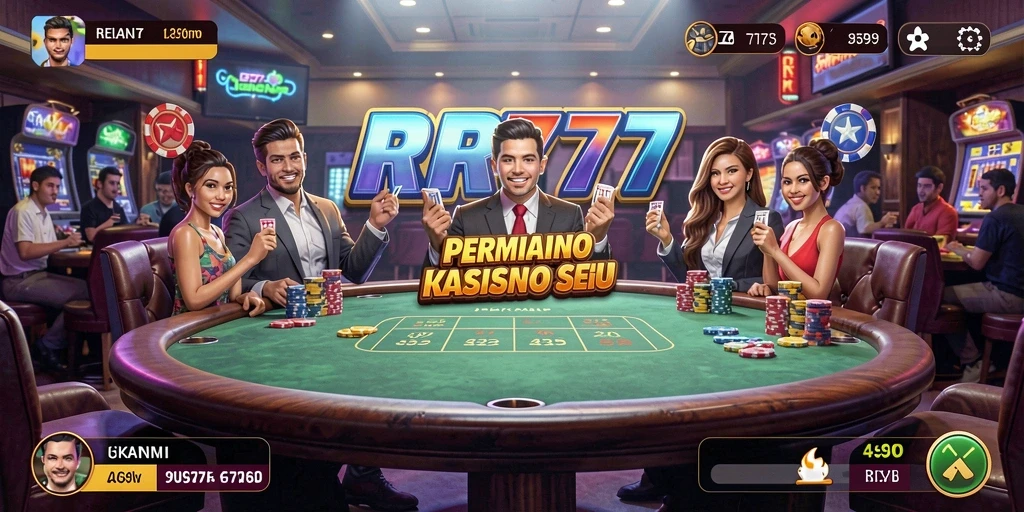 Tampilan gameplay menarik dari RR777 dengan berbagai permainan Kasino.