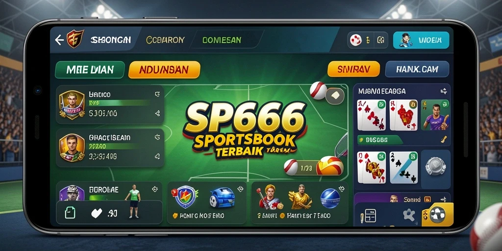 Tampilan menarik dari gameplay Sportsbook di SP666.