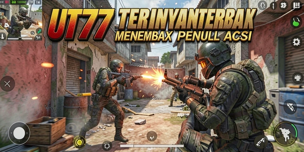 Tampilan gameplay yang memukau dalam game TPS UT77.