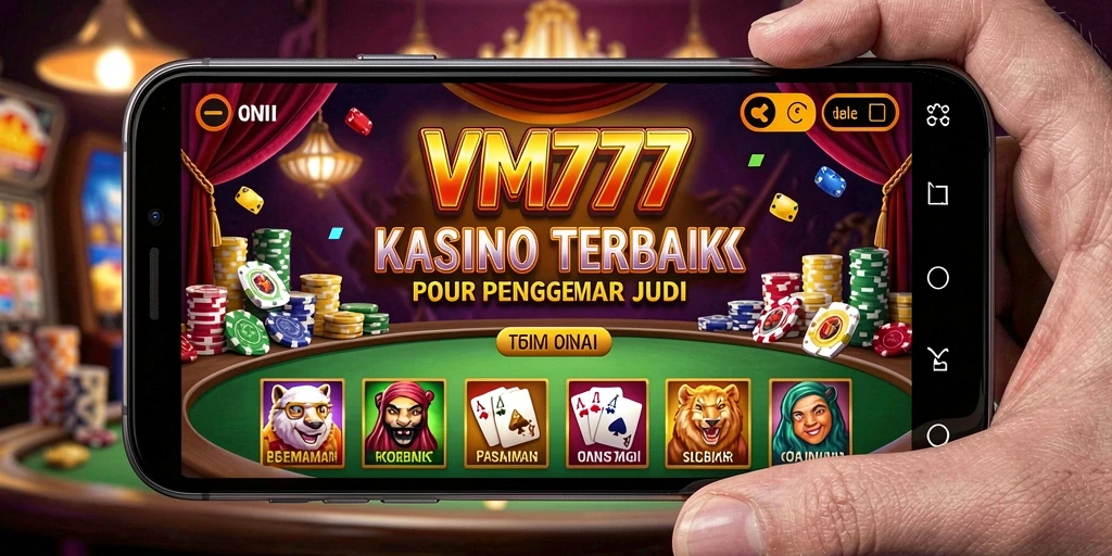 Tampilan menarik dari gameplay Kasino di VM777 yang mengasyikkan.
